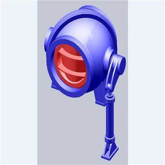 บอลวาล์วไฮดรอลิกทางเข้ากังหันน้ำ